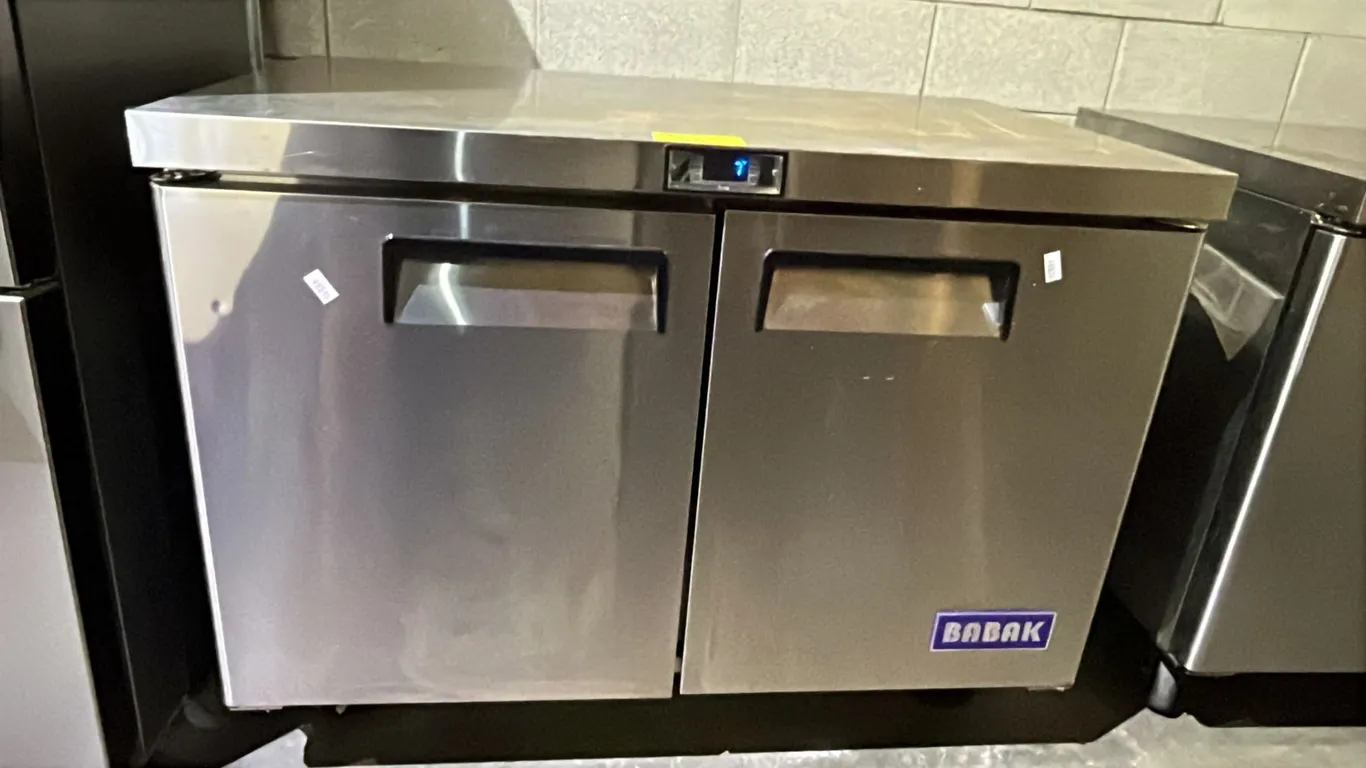 BABAK STAINLESS STEEL COMMERCIAL UNDERCOUNTER FRIDGE OR FREEZER