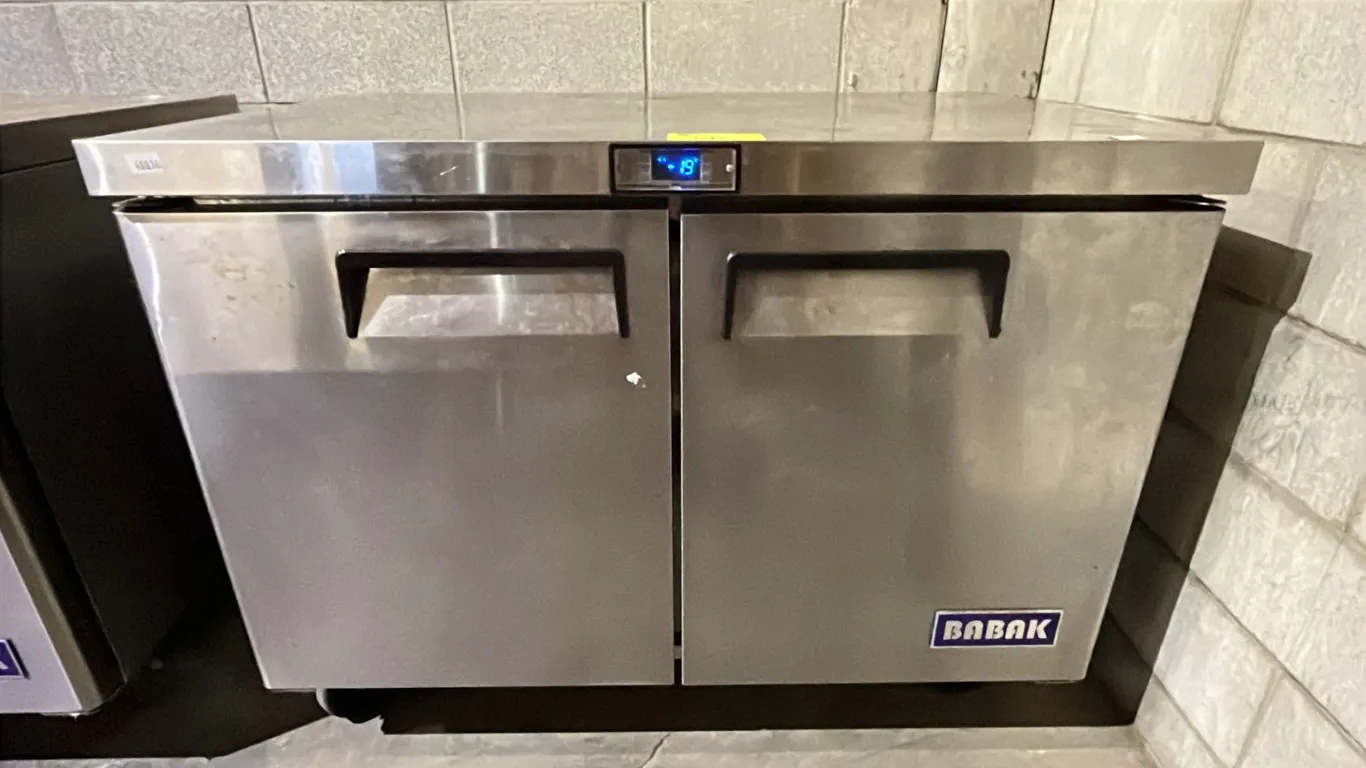 BABAK STAINLESS STEEL COMMERCIAL UNDERCOUNTER FRIDGE OR FREEZER