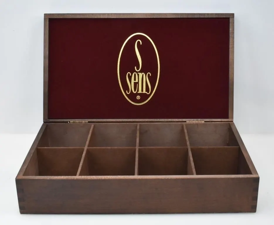 SENS WOODEN 8-PLACE STORAGE BOX