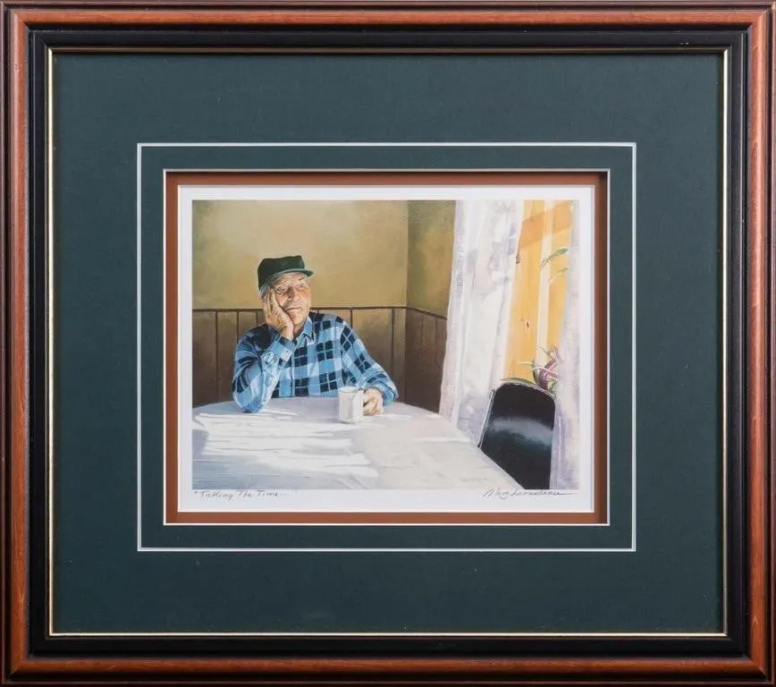 MARG LAMENDEAU "TAKING THE TIME" SIGNED GICLEE PRT