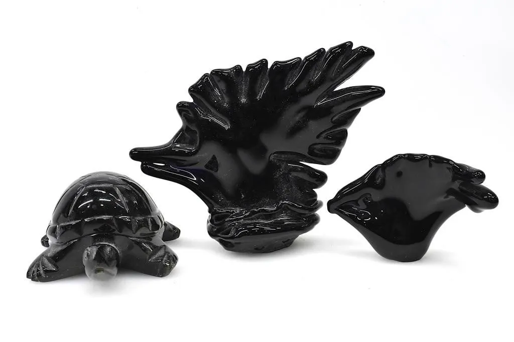 SIGNED RHYTHMS ARTGLASS FIGURINES