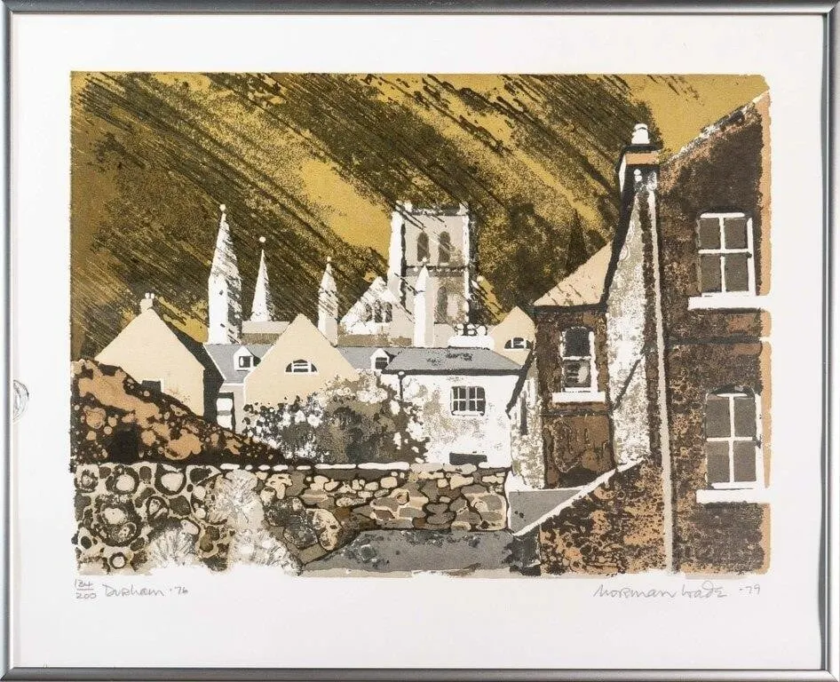 NORMAN WADE "DURHAM '76" 134/200 SIGNED PRINT