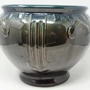 Vintage Glazed Arts & Crafts Style Jardinière