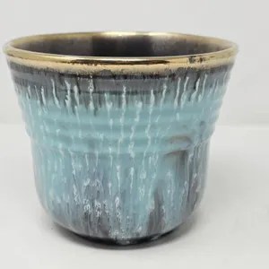 West German High Glaze Planter