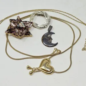 Gold Tone Necklace Lot