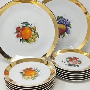 Bavaria "Winterling" Porcelain Fruit Plates