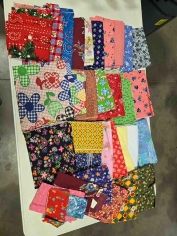 Quilting fabric pieces