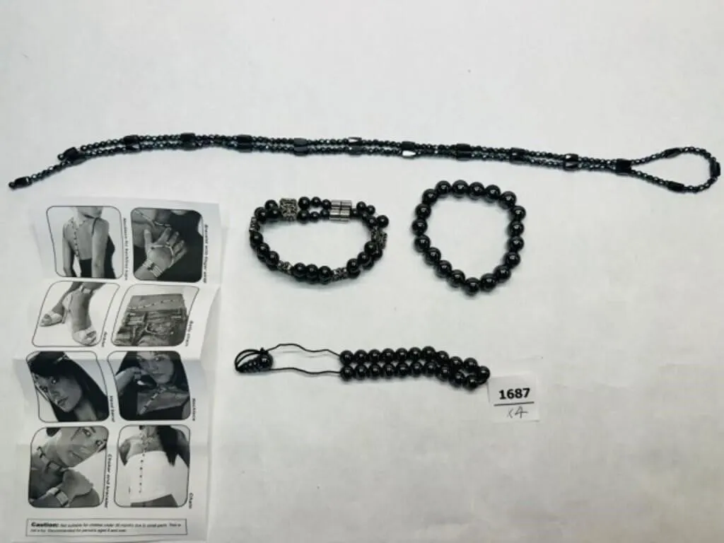 Hematite Magnetic beads Necklace & Bracelets