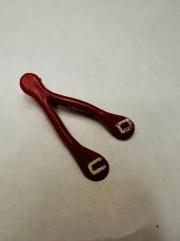 Vintage Oklahoma University Wishbone Pin Brooch