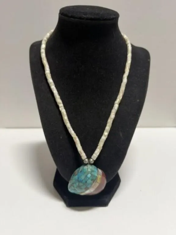 Native American Santo Domingo? Mosaic Inlay shell