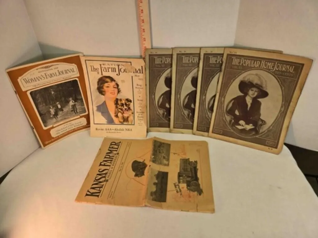 7 Antique & Vintage Women's Farm & Home magazines