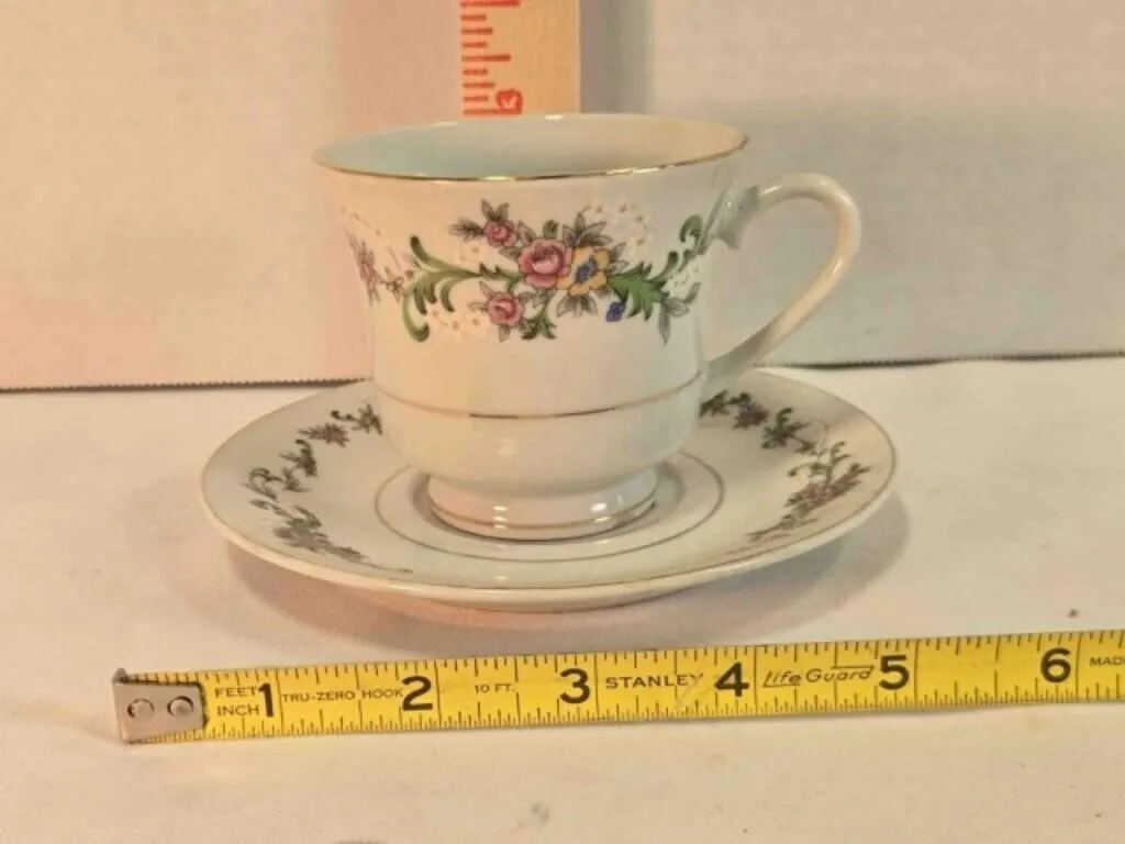China teacup & saucer; Made in China