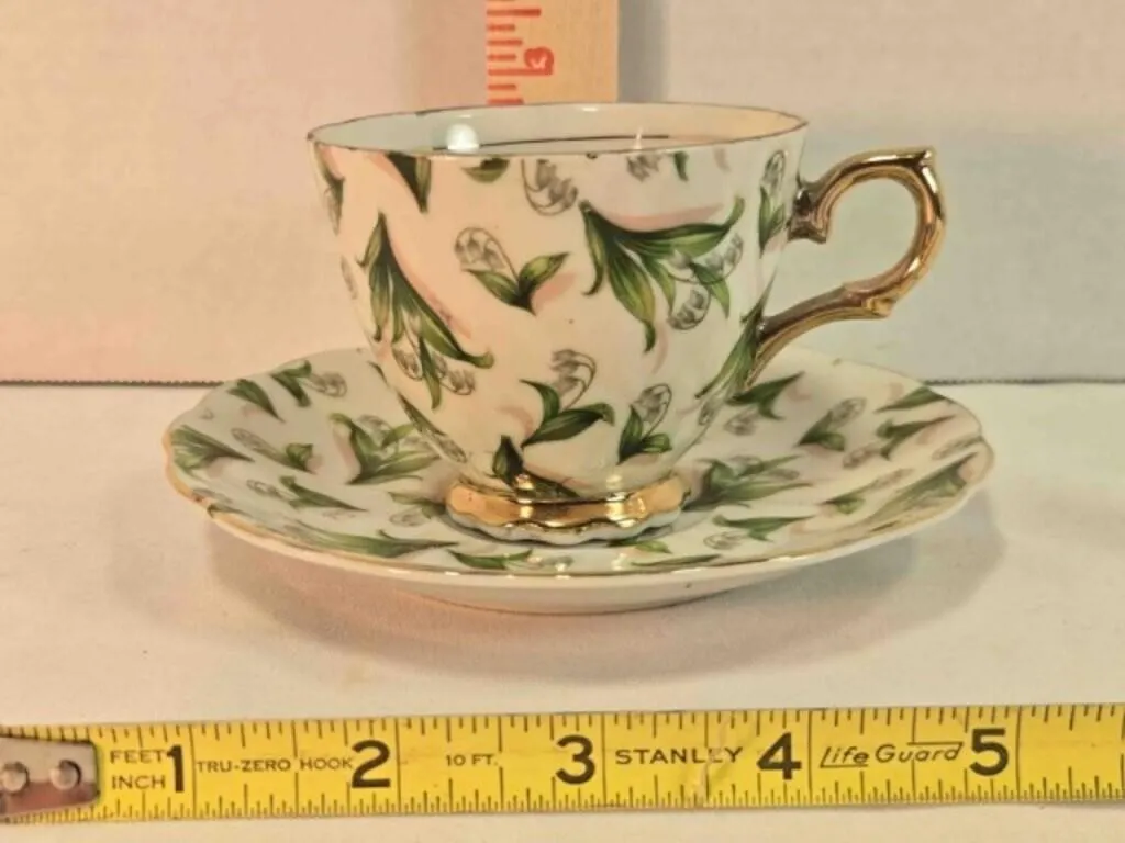 Lily of the Valley Mayflower China cup & saucer