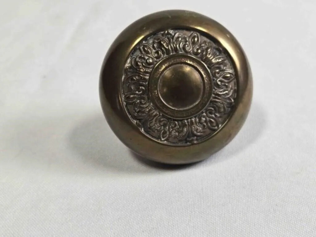 Brass doorknob