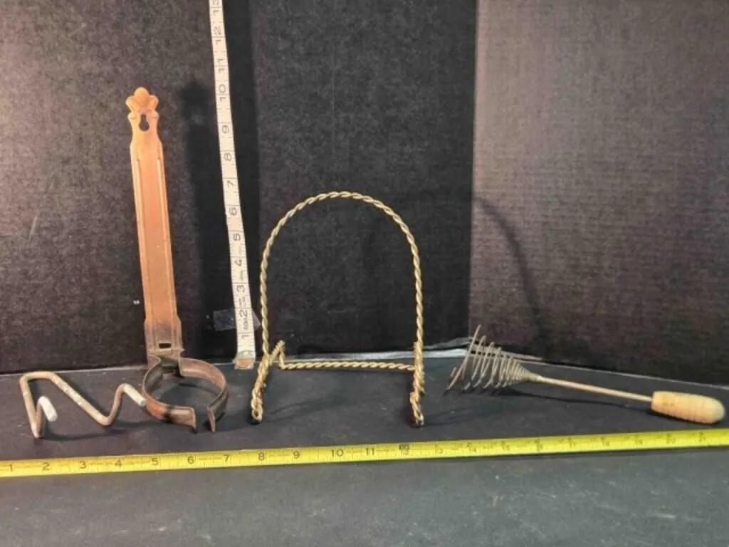 Brass lantern holder, book holder, mixer