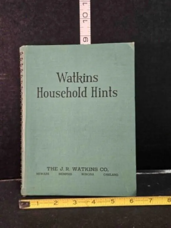 Watkins Household Hints book, copyright 1941