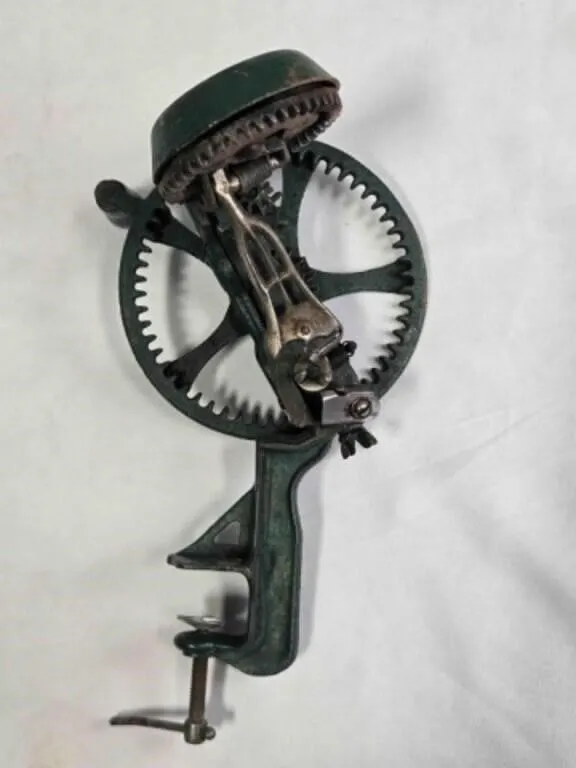 Vintage apple peeler, iron