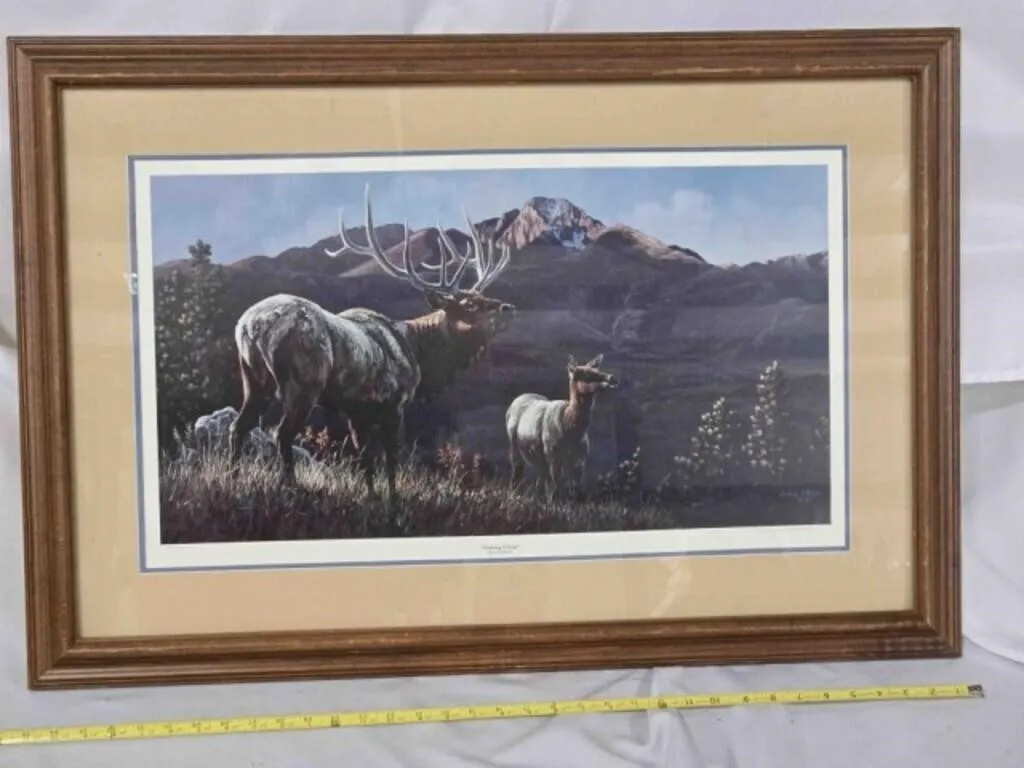 Staking Claim framed print, frame 35�"x24"