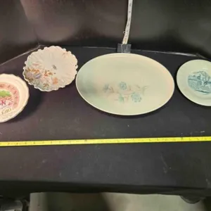 13" platter, 3 saucers
