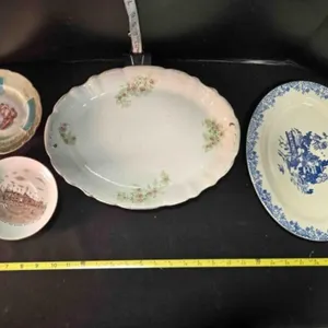 2 platters, 2 saucers