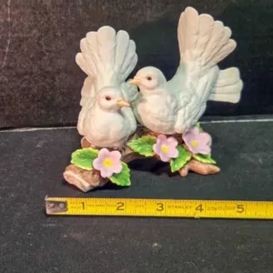 Courtship Love Doves porcelain figurine