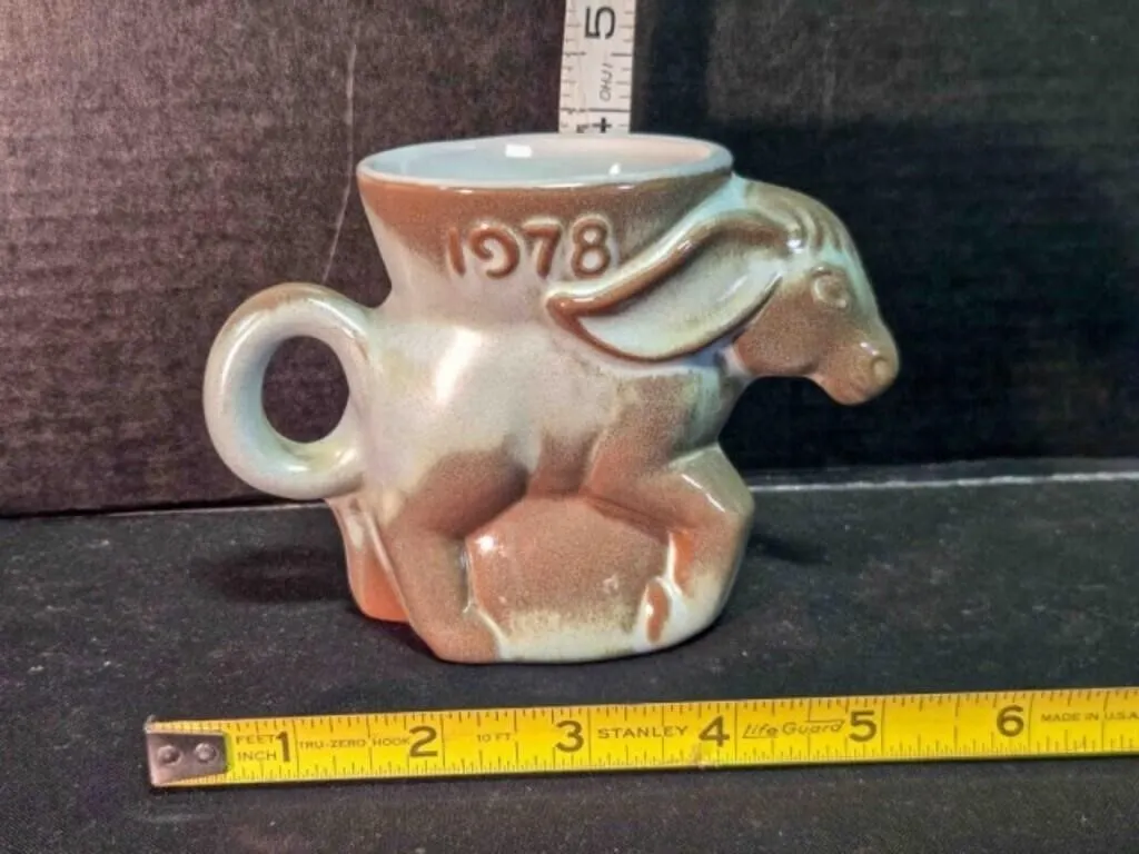 Frankoma Pottery 1978 Democratic Donkey