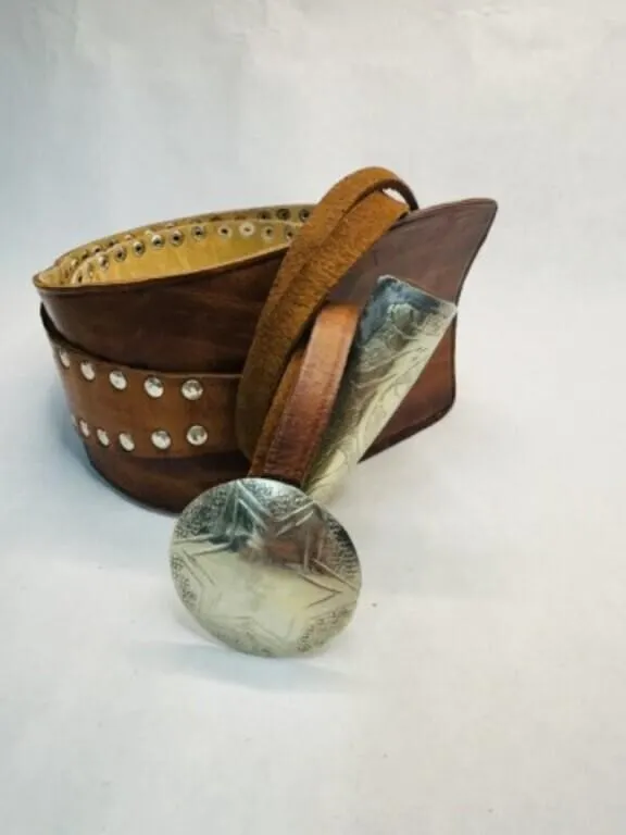 Silver Bullet Western style wide hip belt, 3.75" m