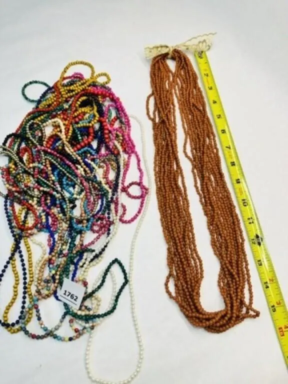 Large Assortment of Colored Twist beads