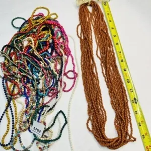 Large Assortment of Colored Twist beads