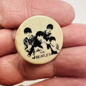 The Beatles Button pin-1964 "News "has some rust o