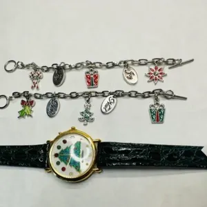Musical Christmas Watch-untested, 2 Christmas Char