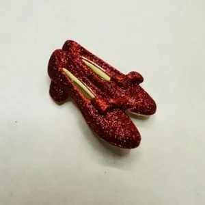 Wizard of Oz Red Ruby Slippers brooch-signed but