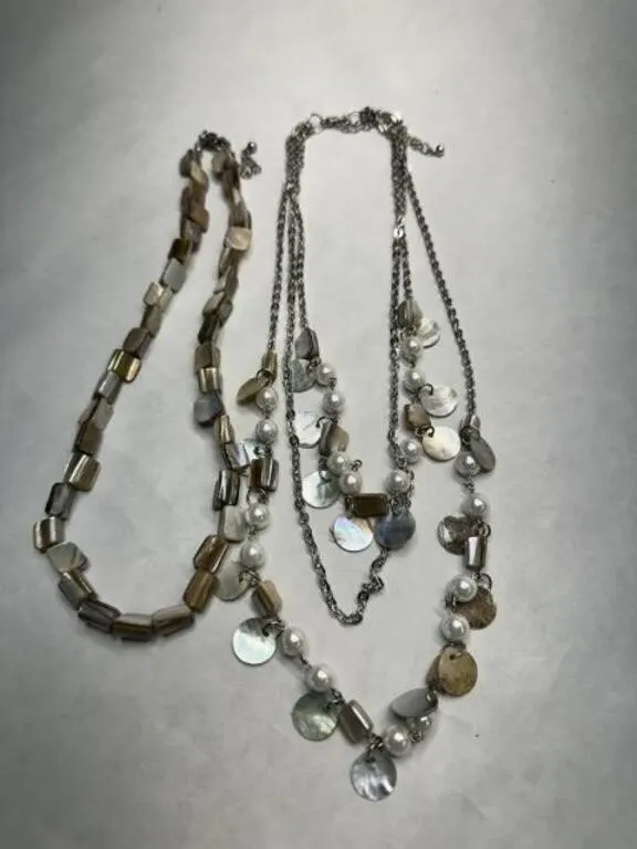 2 Premier Designs Jewelry "Coastal" mulit strand m