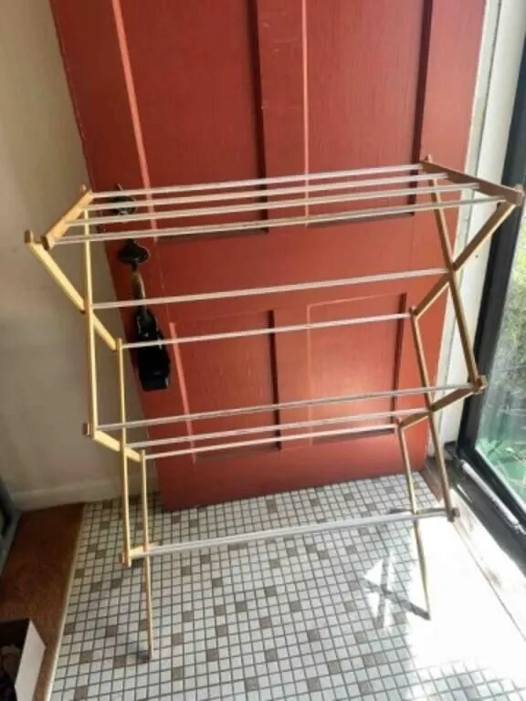 Folding Wood Clothes Dryer 43" tall by 29" wide