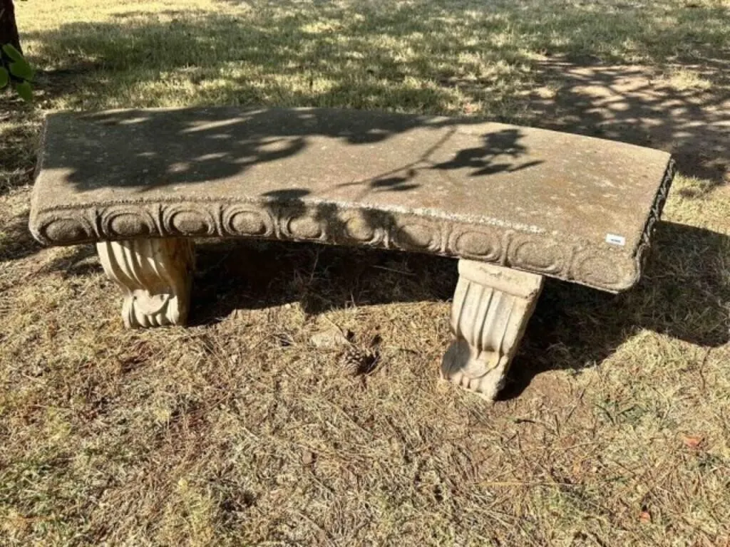 Concrete Bench 3 pcs, 51" wide Bring Help