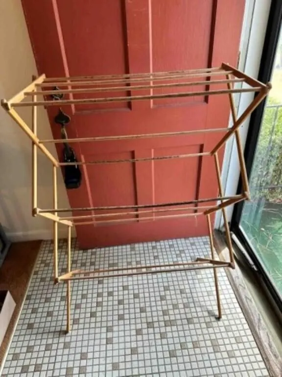 Folding Wood Clothes Dryer 44" tall by 29" wide