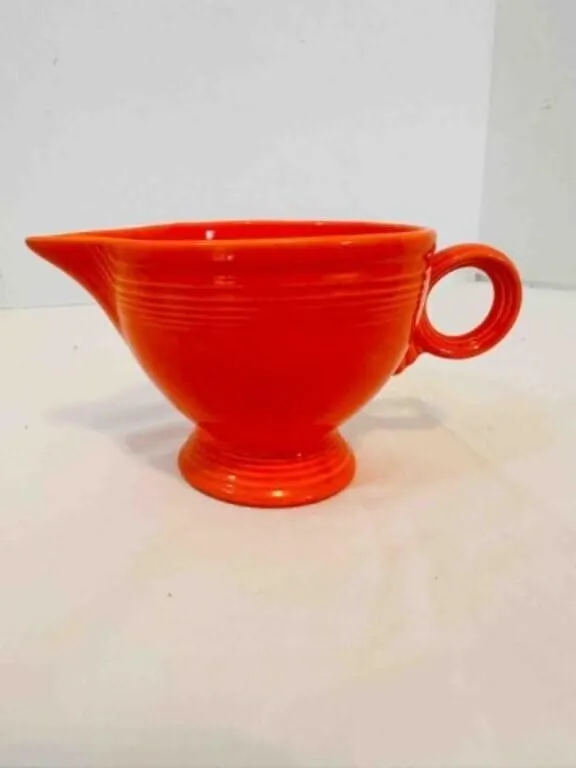 Fiesta Red Orange ring Creamer