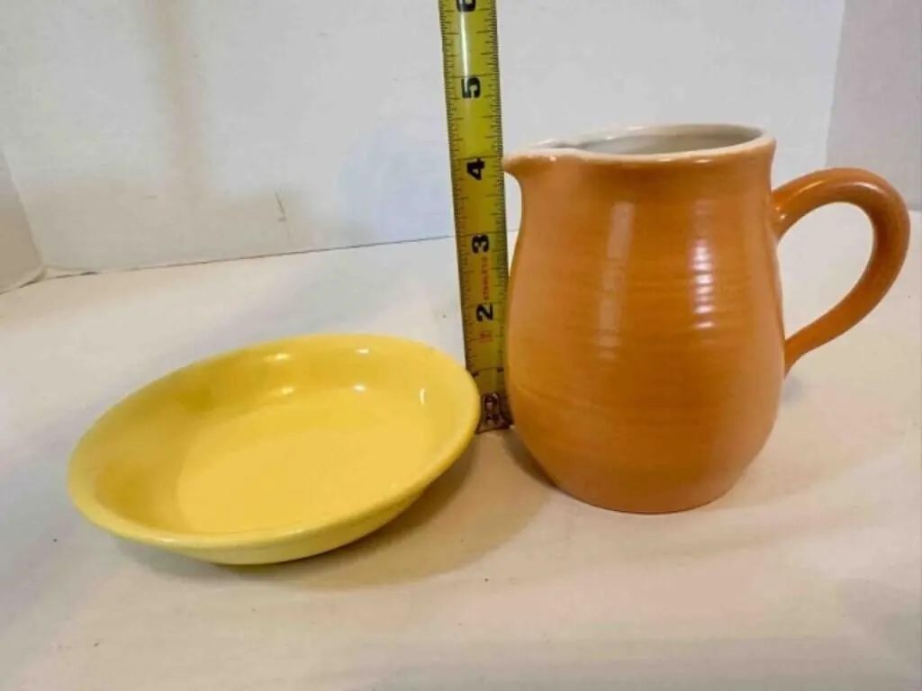 Franciscan Pottery Milk Cremer Pitcher & small bow