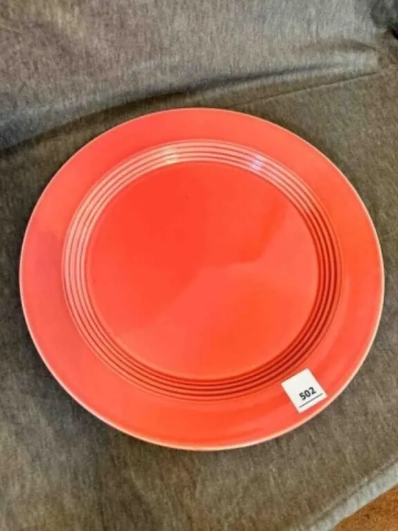 Homer Laughlin Harliquin Chop Plate Platter 12.25"