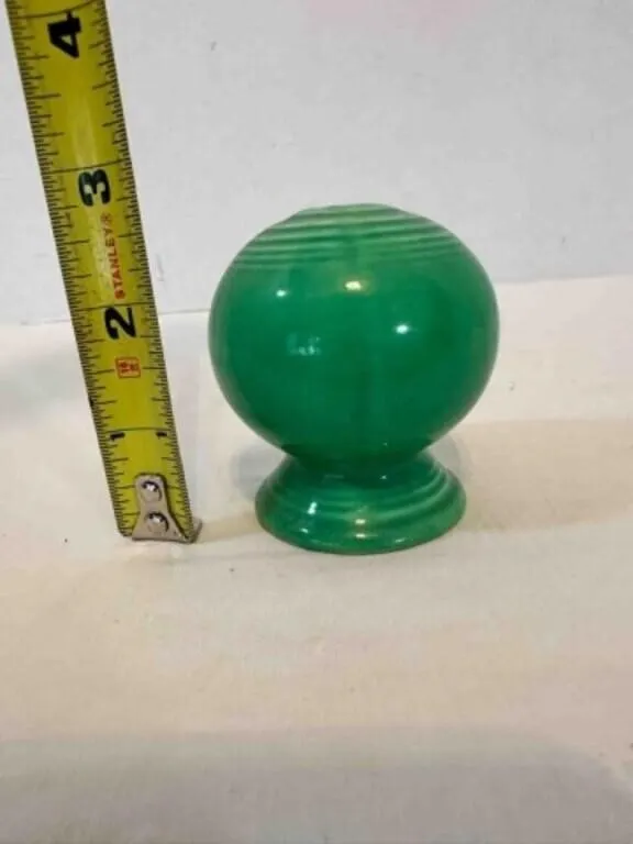 Fiesta Ball Salt Pepper Shaker in Green