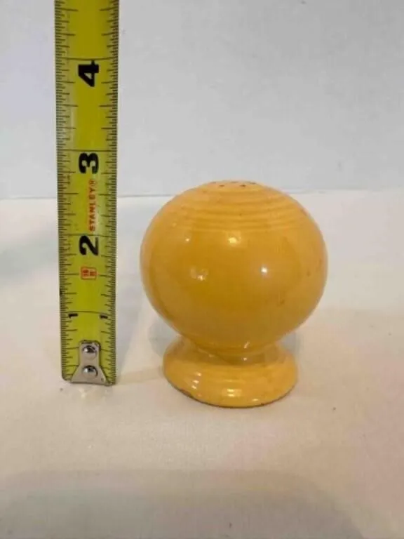 Fiesta Ball Salt Pepper Shaker in Light Yellow