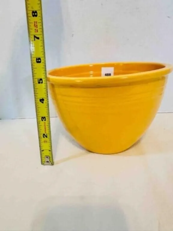 Yellow Fiesta Nesting Mixing Bowl 7.5" across top