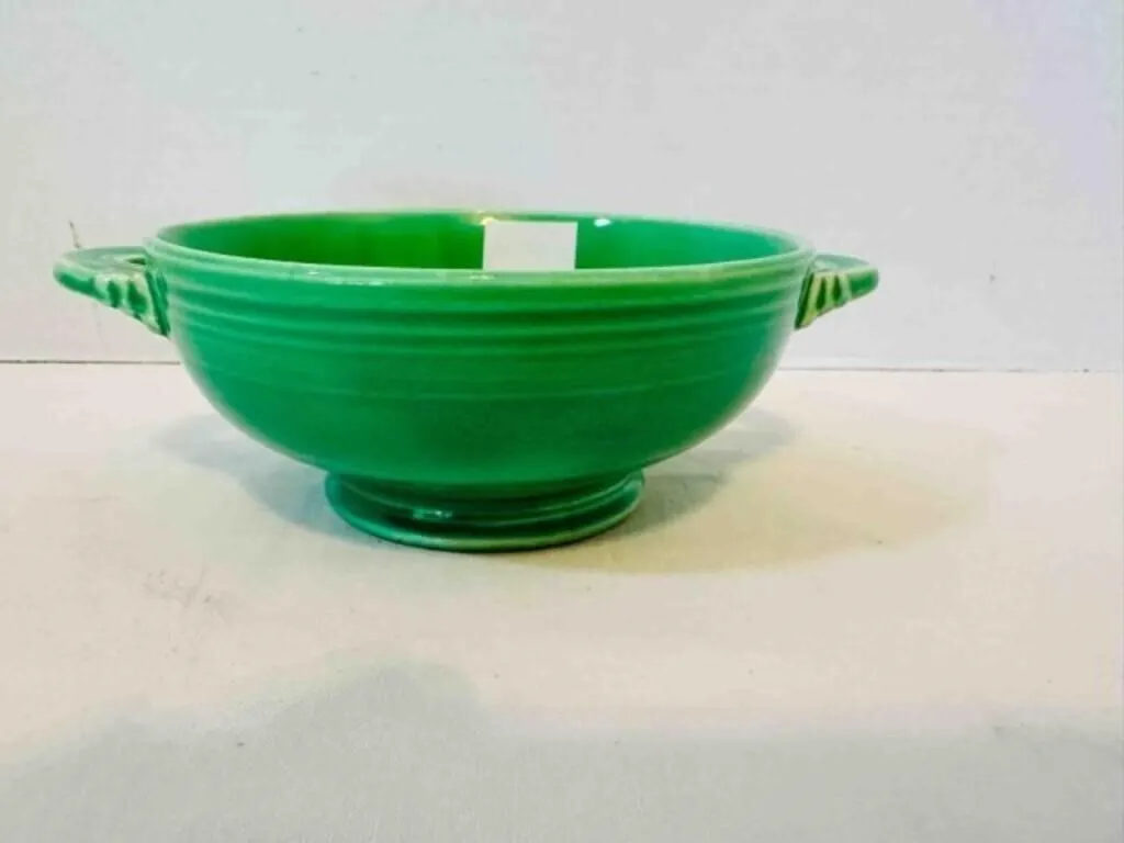 Fiesta Green Cream Soup Bowl 5" rim to rim