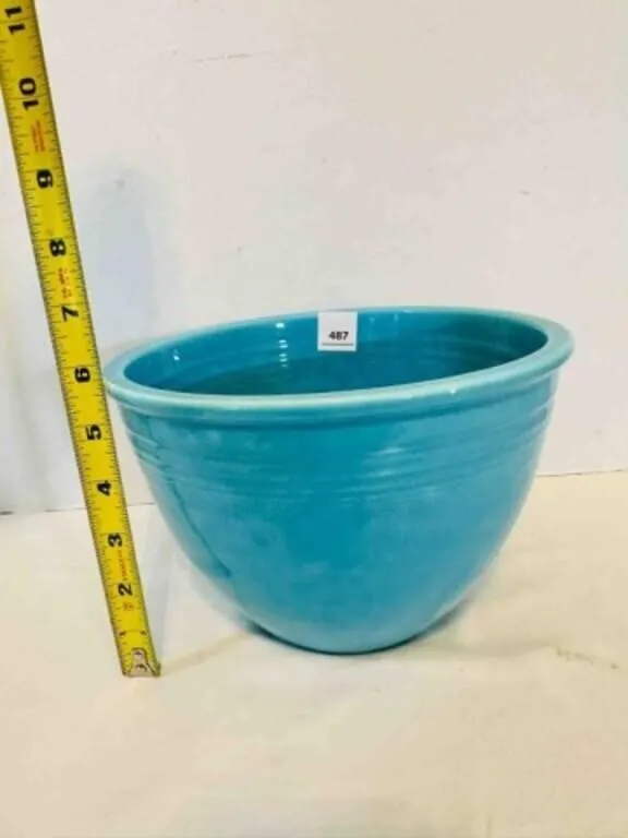 Blue Fiesta Nesting Mixing Bowl 8.75" across top