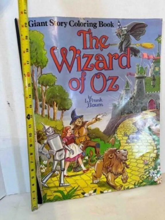 Giant Story Coloring Book Wizard Of Oz 1980 21x17