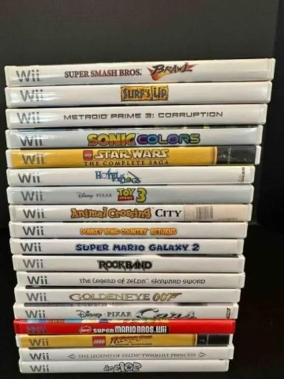 10 WII Games-Rock Band, Golden Eye 007, Toy Story