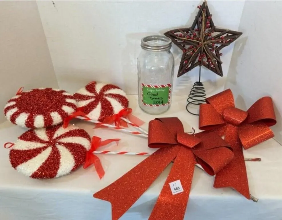 Christmas Decorations, Sparkly Lollipops, Glitter