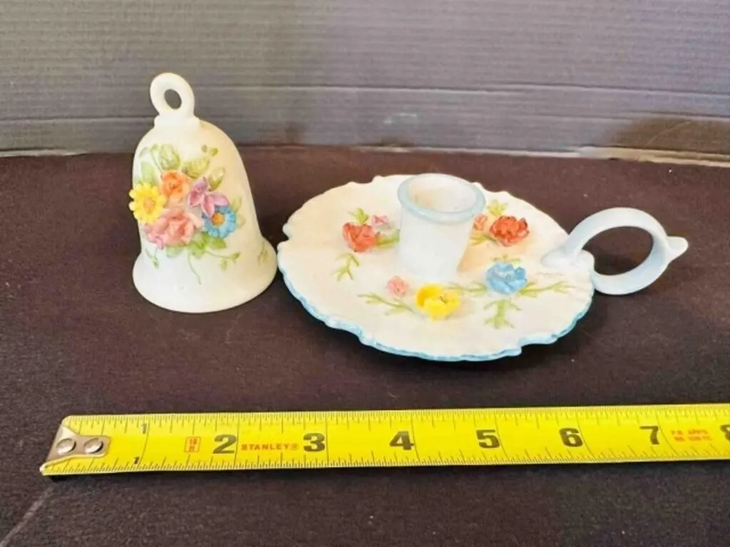 Floral Candle Holde, Floral Bell, Clapper is there
