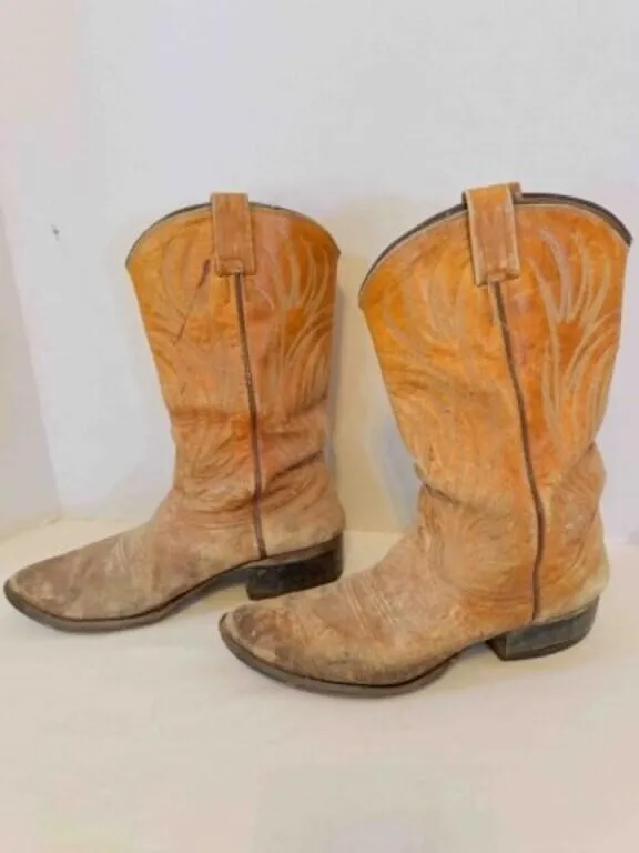 Well Worn Men's Nocona Western Cowboy Boots size 1