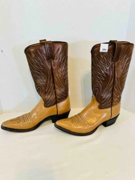 Mens Western Cowboy Boots Dan Post 9.5A